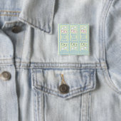 Lustige Lesebrille Essen Schlafen Wiederholen Bril Button (Beispiel)