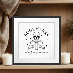 Lustige Lesezeichen sind für Aufgeber Bücherliebha Poster