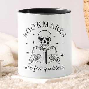 Lustige Lesezeichen sind für Aufgeber Bücherliebha Tasse