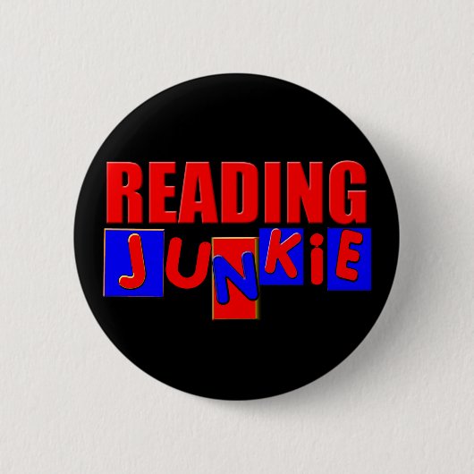 lustige Lesung Button (Vorderseite)