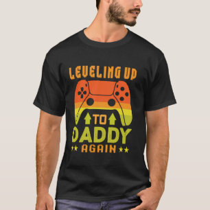 Lustige Level-Erhöhung zum Papa wieder Dad Schwang T-Shirt