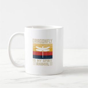 Lustige Libelle Ist Mein Geist Tier Vintage Kaffeetasse