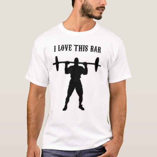 lustige Liebe der Workoutbodybuilder-Fitness I T-Shirt (Vorderseite)