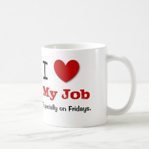 Lustige Liebe des Büro Humor-I MEIN JOB V17 Kaffeetasse