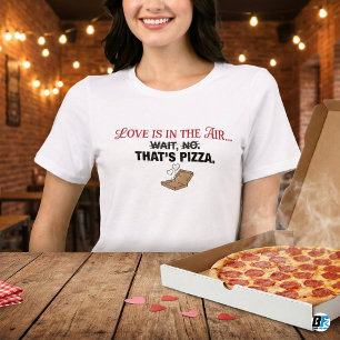 Lustige Liebe liegt in der Luft, das ist Pizza Ant Tri-Blend Shirt