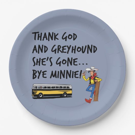 Lustige Lied-Titel oder Texte-klassische Pappteller (Vorderseite)