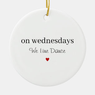 Lustige Line Dance, Line Dance-Gruppen-Geschenk, T Keramik Ornament
