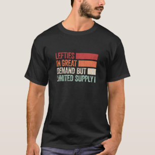 Lustige Linkshänder-Zitat Virales Design T-Shirt