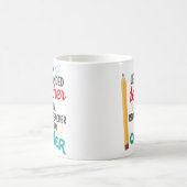 Lustige linkshändige Lehrer-nur Weisen-coolere Kaffeetasse (Mittel)