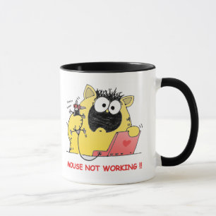 Lustige LOL Katze und Maus Tasse