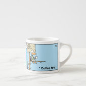 Lustige Luftfahrt-Spaßespresso-Tasse Espressotasse (Rechts)