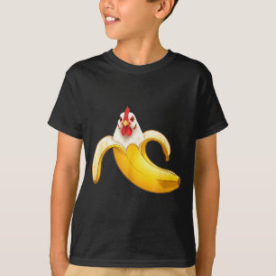 Lustige Lustige Hühnerliebhaber Bananen Jungen T-Shirt