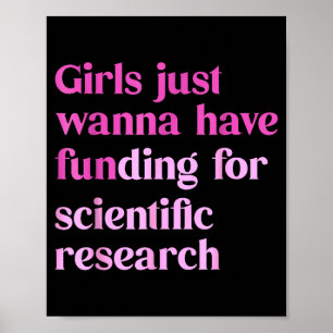 Lustige Mädchen brauchen einfach nur eine Finanzie Poster