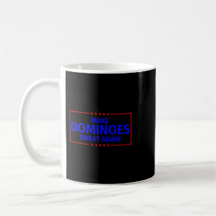 Lustige Make Dominoes Great Again Parodie-Geschenk Kaffeetasse
