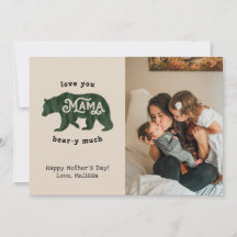 Lustige Mama Bär Muttertags Custom Foto