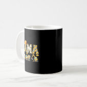 Lustige Mama Baubagger Kinder passende Kaffeetasse (Vorderseite Links)