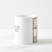 Lustige Mama - die Spannvorrichtung ist oben Kaffeetasse (Mittel)