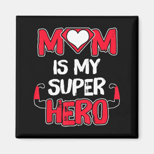 Lustige Mama ist Superheld T-Shirt süße Mutter Mut Magnet