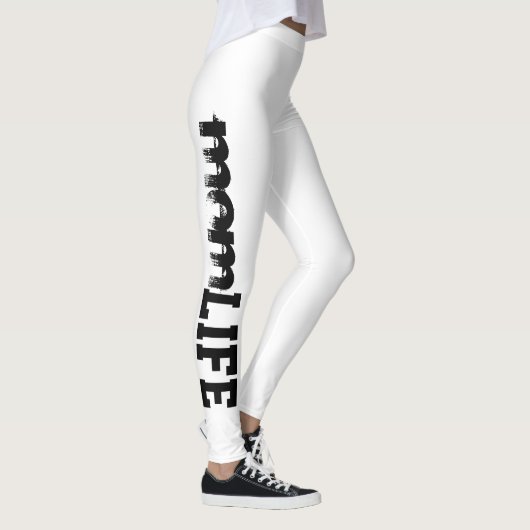 lustige MAMA LIFE-Typografie | Leggings (Rechts)