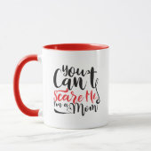Lustige Mama-Schreck-Wortkunst  Tasse (Links)