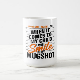 Lustige Mama-Schutzmodus Sarkastisches Mama-Zitat- Kaffeetasse