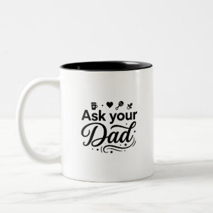 Lustige Mama-Zitate 2-Tone-Tasse Zweifarbige Tasse