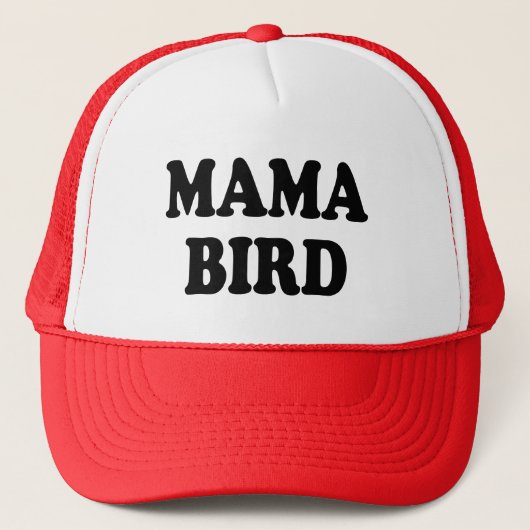 Lustige Mamma Mutter Bird Truckerkappe (Vorderseite)