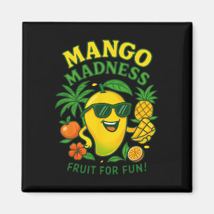 Lustige Mango Frucht Mangos Sommerferien Für Kinde Magnet