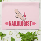 Lustige Maniküristen Handtuch (Gefaltet)