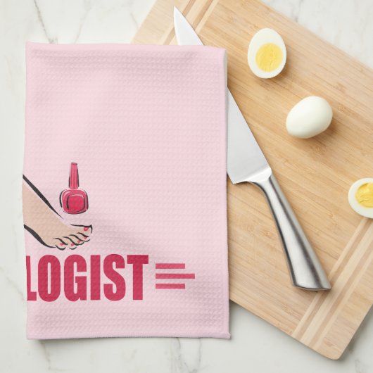 Lustige Maniküristen Handtuch (Viertel Falte)