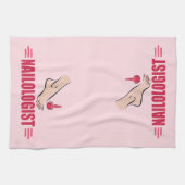 Lustige Maniküristen Handtuch (Horizontal)