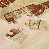 Lustige Mann-Höhle mit Ihrer Namensgewohnheit Puzzle (Seite)