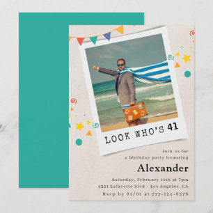 Lustige Männer 41. Geburtstagseinladungen Lustiges Einladung