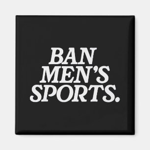 Lustige Männer-Sportarten Magnet
