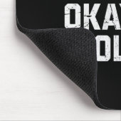 Lustige Männer Welt Okayester Golfer Golf Mousepad (Ecke)