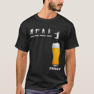 Lustige Männerwoche von Montag bis Freitag - Bier T-Shirt