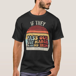 Lustige Marschierende Kapelle Retro Vintage Band C T-Shirt