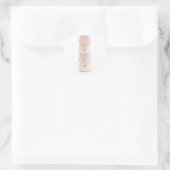 lustige Marshmallow-Charaktere Runder Aufkleber (Tasche)