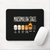 Lustige Marshmallow-Lagerfeuer-Camping-S'mores Mousepad (Mit Mouse)