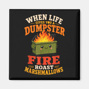 Lustige Marshmallow  Magnet