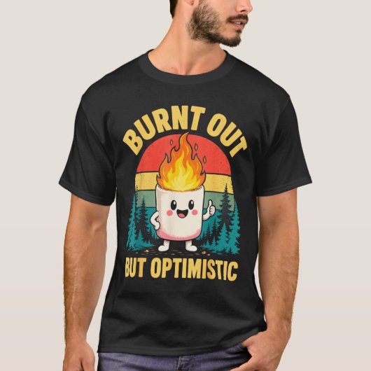 Lustige Marshmallow T-Shirt (Vorderseite)