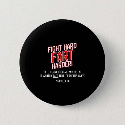 Lustige Martin Luther Reformation Zitat Button (Vorderseite)