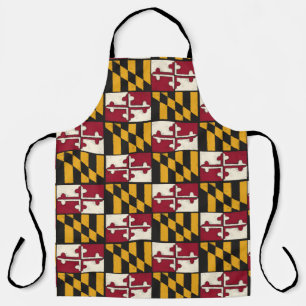 Lustige Maryland-Flagge BBQ-Kochschürze Schürze