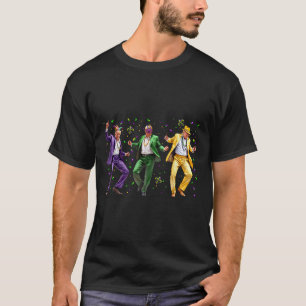 Lustige Maskierte Trump-Tanz Mardi Gras New Orlean T-Shirt