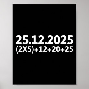 Lustige Mathe 67 Weihnachts-Meme-Lehrer Schüler Sc Poster