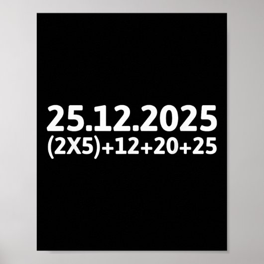 Lustige Mathe 67 Weihnachts-Meme-Lehrer Schüler Sc Poster (Vorne)
