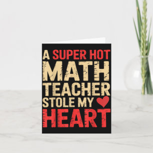 Lustige Mathe Eine superheiße Mathe-Lehrerin hat m Karte