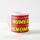 Lustige Mathe-Tasse Kaffeetasse (Vorderseite Links)
