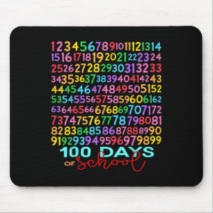 Lustige Mathe Zahlen 100. Schultag Lehrer Kind Mousepad