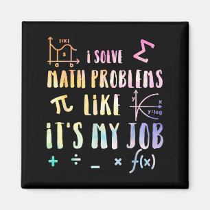 Lustige Mathe-Zitate für Lehrer Schüler Stem Geek  Magnet